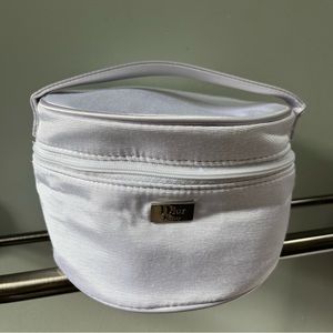 Round Dior Makeup Bag